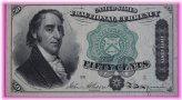 Sam Dexter 50 Cents Fractional Currency Note (1863)