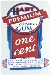 Centwise Decal for Chewing Gum Dispensers