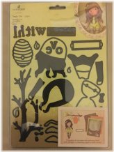 Jumbo Little Leaf Die Set by Santoro (503020)