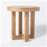 Rosewood Round End Table