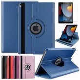 360 Leather Rotating Case and Screen Protector for iPad 10.2" Generations