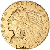 Heritage Gold Half Eagle - XF Condition - Random Date