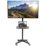 Rolling TV Cart for Various Screen Sizes