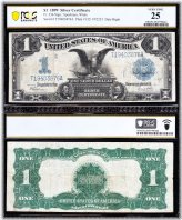 Elegant Vintage 1899 $1 "Black Eagle" Silver Certificate