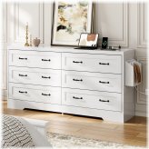 Wooden Haven 6-Drawer Storage Cabinet