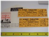 Vintage Musical Ticket Set - West Side Story 1967