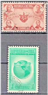 Caribbean Nations 1942 Stamp Set AL164