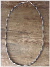 Southwest Silver Saucer Bead Necklace
