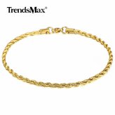 Golden Rope Link Anklet