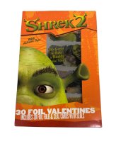 Dreamworks Shrek 2 Foil Valentines Fold and Seal Cards