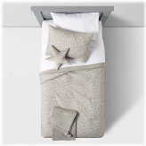 Starry Night 4-Piece Twin Bedding Set in Gray