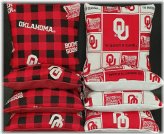 Crimson and Cream Cornhole Bean Bag Set