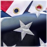 Patriot Stitched Stars Nylon Flag