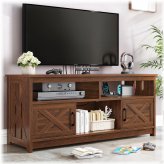 Rustic Power Outlet Media Console