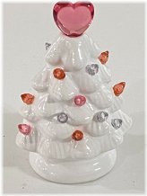 Retro Heart Ceramic Ornament