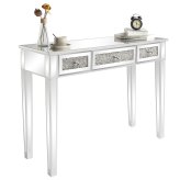 Diamond Reflection Console Table