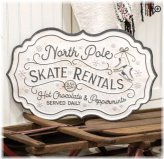 Frosty Wonderland Metal Sign