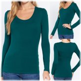 Essential Comfort Long Sleeve Fitted Tee