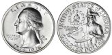 Silver Bicentennial Washington Quarter