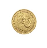 German Prussian 1888 Gold 10 Mark XF