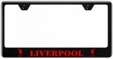 Red Stainless Steel License Plate Frame