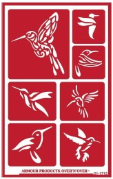 Whimsical Wings Stencil Set