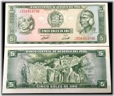Peruvian 5 Soles 1974 Banknote Collection