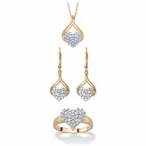 Golden Heart Diamond Set