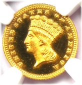 1881 Proof Indian Gold Dollar - NGC Proof Details (PF/PR)