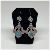 Turquoise Teardrop Tribal Earring