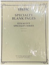 Scott Specialty Series Blank Pages