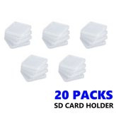 Clear SD Card Storage Box Set