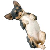 Chihuahua Lying Tri Figurine