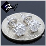 Silver Frost Stud Earring