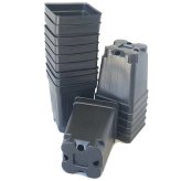 Square Nursery Starter Pots - Bulk Set of 100