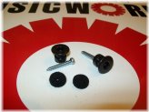 Lock & Load Buttons for Secure Instrument Strapping - Black