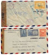 Guatemalan Airmail Cover Collection from the 1940s