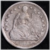 1857 Seated Liberty Half Dime - Fine Quality with Free Shipping