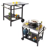 Grill Master Double-Shelf Cart