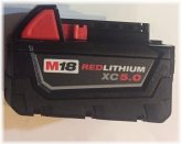 Milwaukee Red Lithium 18V 5 Amp Battery (Model 48-11-1850)