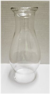 Clear Beaded Glass Lamp Chimney