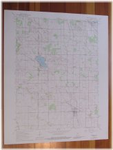 Kewanna Indiana 1989 Original Vintage USGS Topo Map
