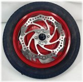 Red Bolt Motorized Bike