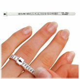 American FingerFit Tool: Reusable Plastic Ring Sizer Gauge for Accurate Sizing (US 1-17)