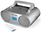 Silver Sonic Portable Stereo