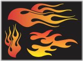 Flames of Creativity Stencil Set