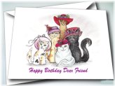 Red Hat Ladies Birthday Card Set