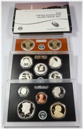 2015 S Silver Proof Coin Set with Box & COA #45976W