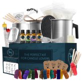 Soy Wax Creation Kit with Colorful Dyes and Essential Tools