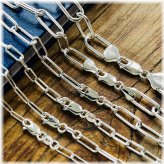 Silver Paperclip Chain Necklace